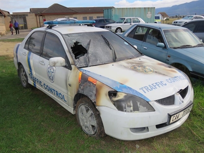 Police analyse footage of torching