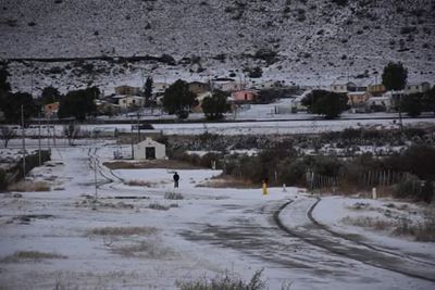 Some snow for the Sneeuberg mountains