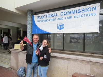 Voters vote early at George Civic Centre
