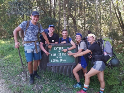 Mosselbaai-stappers verken Knysna