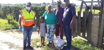 First food parcels distributed in George    