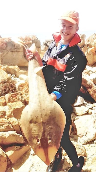 Small breëbors op Boggomsbaai