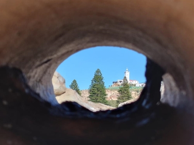 Special view of lighthouse
