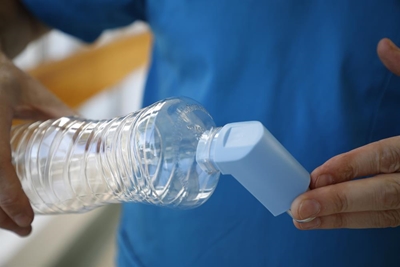 Innovative bottle spacers to treat asthma