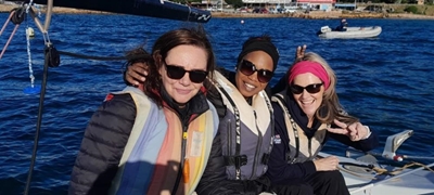 Women, girls enjoy a 'peaceful' time sailing