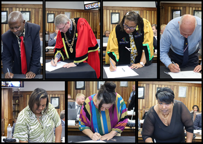 Councillors, management sign pledge for ethical leadership