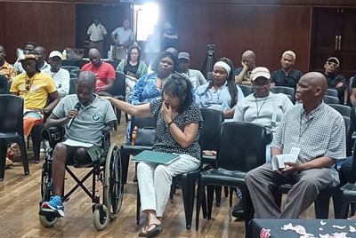 Moving moments as George disaster survivors gather to thank rescuers 
