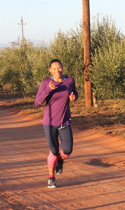 Jullies eerste vrou in Parkrun