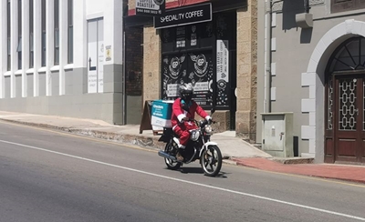 Kersvaders op motorfietse