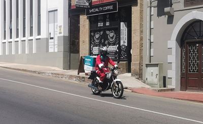 Kersvaders op motorfietse
