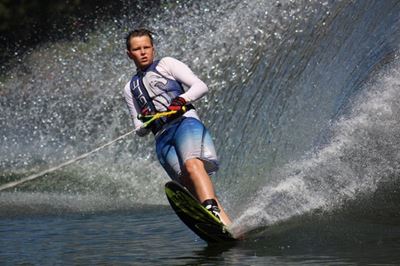 Skiers test the waters in Rheenendal