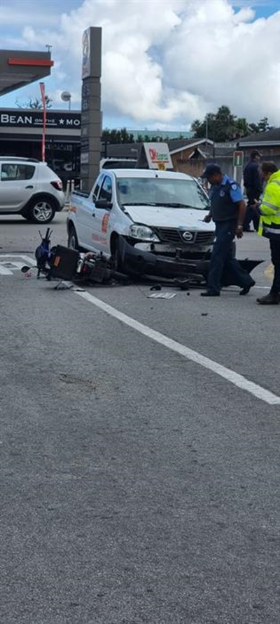 Biker injured in CBD crash