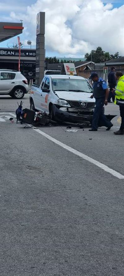 Biker injured in CBD crash