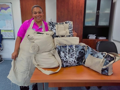 Homeless taught to sew