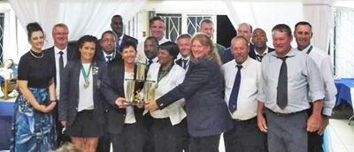 Mosselbaaiers blink uit in rolbal