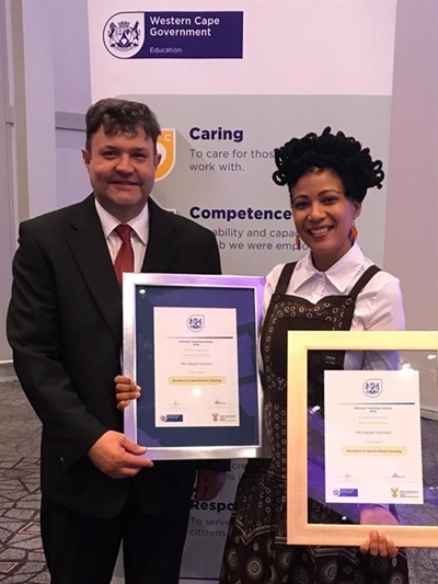 Provincial award for local teacher 