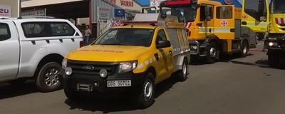 Brand in Voorbaai