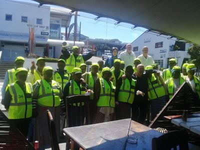 Plett car guards sport new uniforms