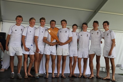 Joshua and rowing team win gold