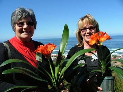 Tuinbouklub kuier in 'clivia-hemel'