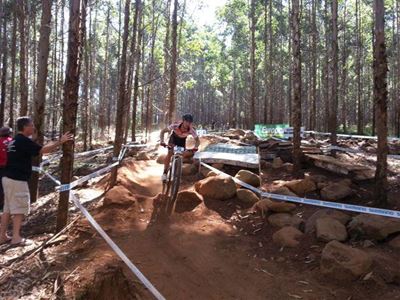 Local cyclist competes with internationals