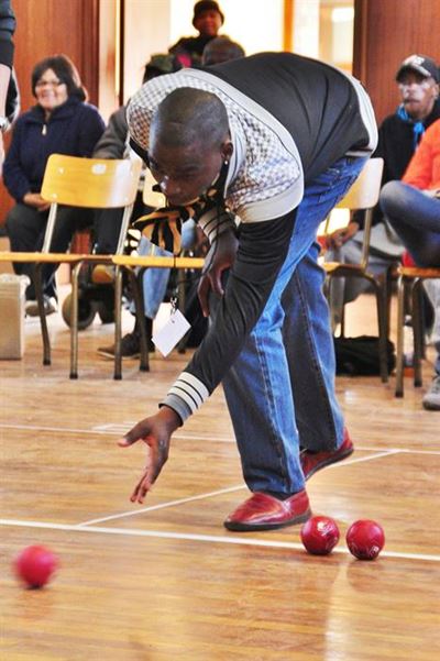Boccia challenge amid festival