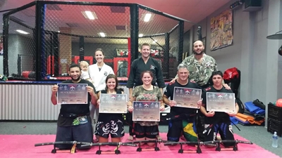 Tiger Kai students pass instructor's level
