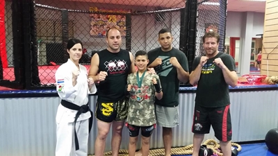 Young figther gets bronze