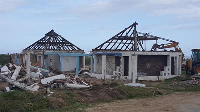 The end of Buffalo Bay Backpackers