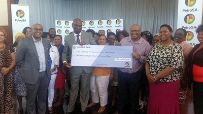 PetroSA donates R1.5 million for crèches