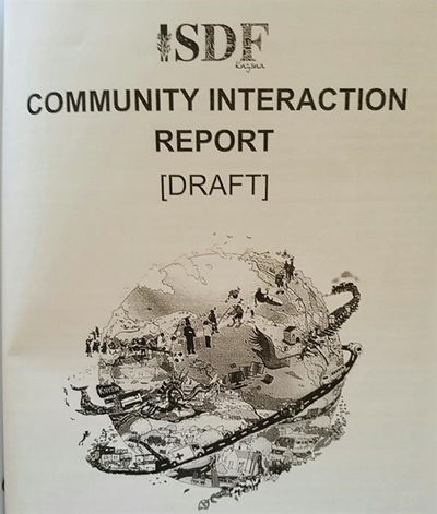ISDF a 'dynamic document' to be regularly updated