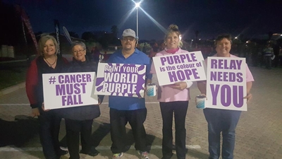 Relay for life verwelkom spanne