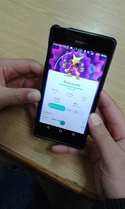 Catching Pokémon in George