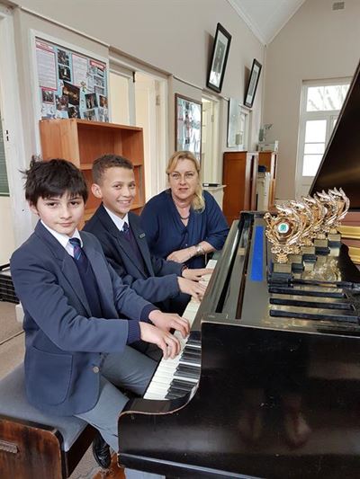 Young pianists do Holy Cross proud