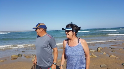 Kom ons stap langs die strand...