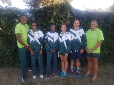 Suid-Kaapse atlete pronk in Potch