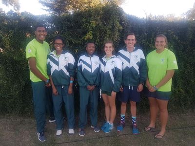 Suid-Kaapse atlete pronk in Potch