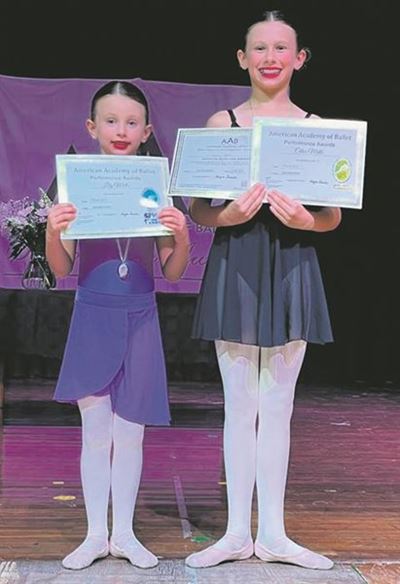 Ballet success for Forest Edge sisters