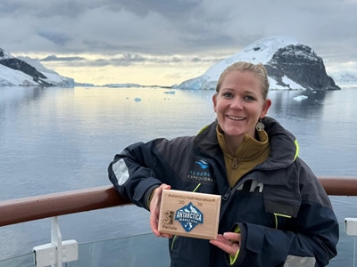 Local runner takes on Antarctica