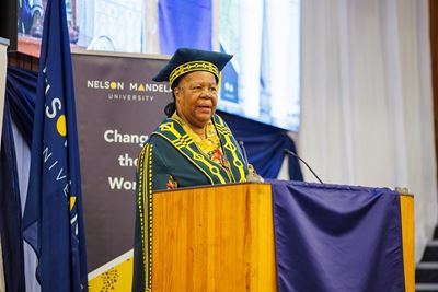 New chancellor Naledi Pandor sets vision for Mandela University