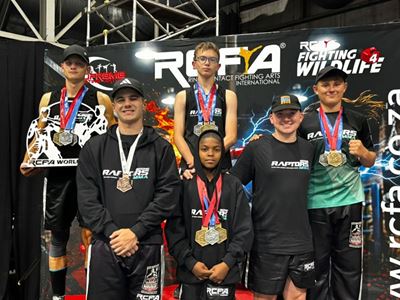 Raptors fighters shine at international championship