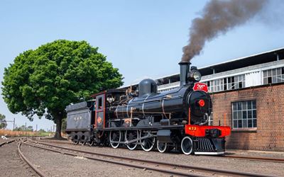 129-year-old locomotive arrives in Mossel Bay