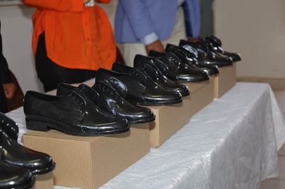Running up kilometres for kids’ school shoes