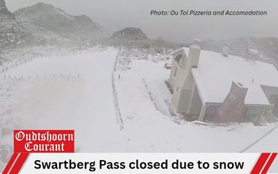 Swartberg Pass closed 
