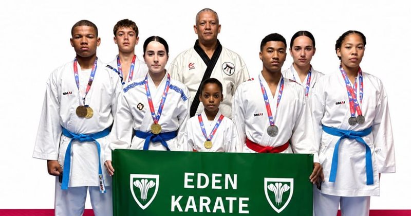 Eden karate athletes win nine medals at KSA Gqeberha League 1