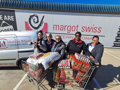 PathCare George donates groceries to Meals on Wheels