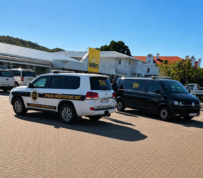 SIU vehicles spotted days after Knysna tender probe authorised