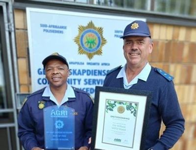 Stilbaai-polisielid vereer vir landelike veiligheid