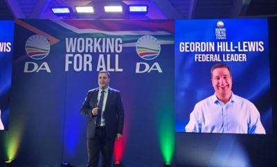 DA’s Hill-Lewis vows to end ‘coalition chaos’ as election race heats up 