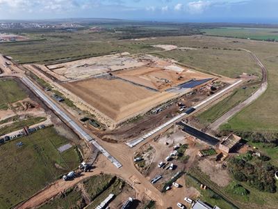Regional waste site construction progressing well